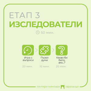 Етап 3 от семейно преживяване "Тинтири-минтири"
