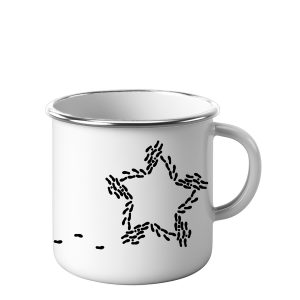 емайлирано метално канче заигравка със стъпките на Бучимиш хоро